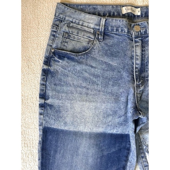 Jessica Simpson Patchwork Monroe Boyfriend Jean Size 28 Original Sample. - Picture 2 of 4